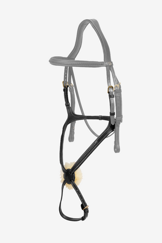 Plaited Mexican Noseband Dyon Collection Black