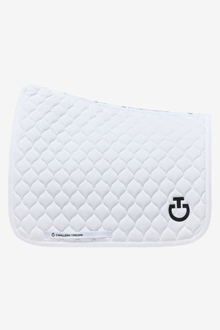 CT Circular Quilt Jersey Dress Weiß