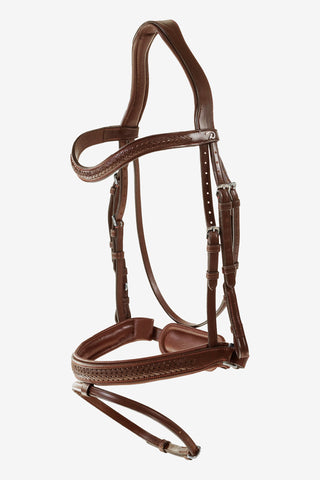 Trense Flettet Pullback New English Brun