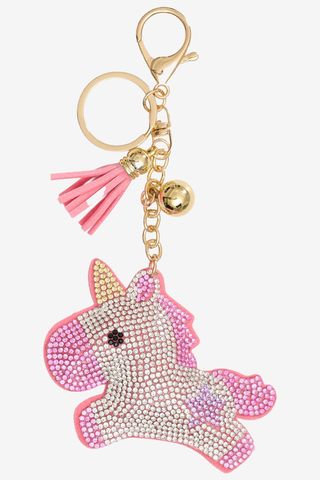 Sleutelhanger Eenhoornmotief Glitter