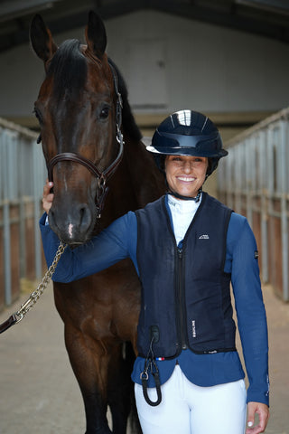 Casque d'équitation Xanto Glossy Navy