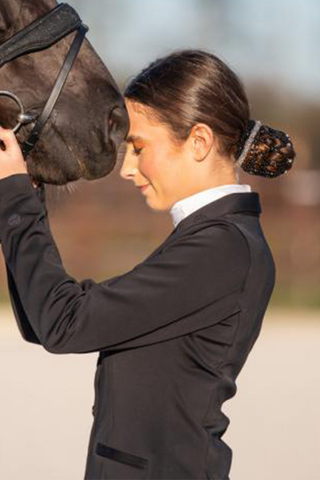 Saga Haarnetz Schwarz