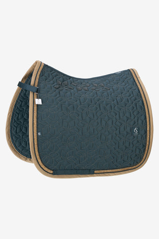 Eskadron Saddle Pad Glossy Jewel Contrast CS26 Ocean