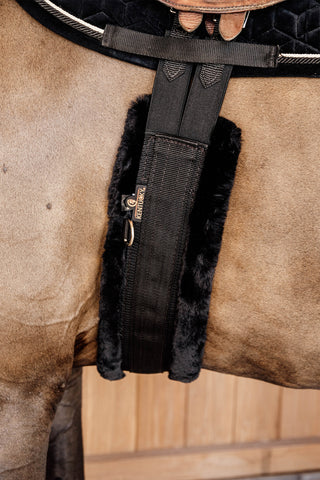 Lammfellgurt Schwarz/Schwarz