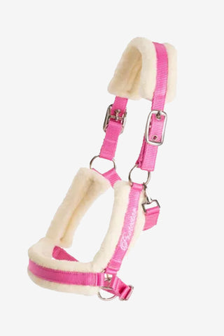 Veulenhalster met fleece Roze/Crème