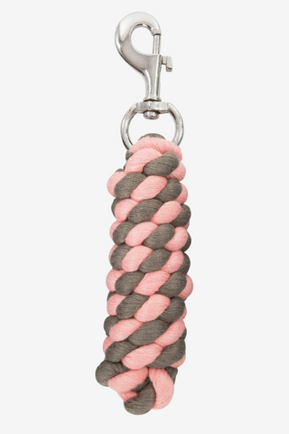 Longe Coton 1,5m Rose/Gris