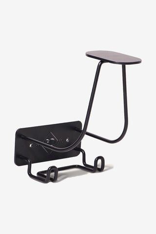 Helmhouder + Haak Zwart