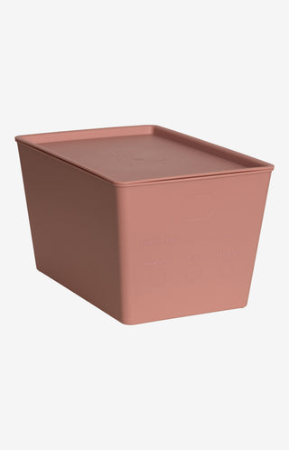Grooming Voerbox met deksel 7L Old Rose