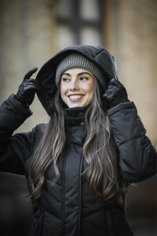 Bonita Reitmantel Schwarz