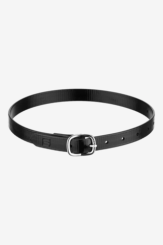 Courroies d’éperons Glossy Biothane Noir