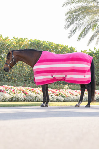 Newmarket Fleece-Decke Witney Pink