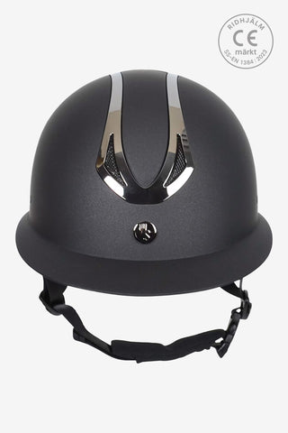 Casque d'équitation Victory Noir/Chrome