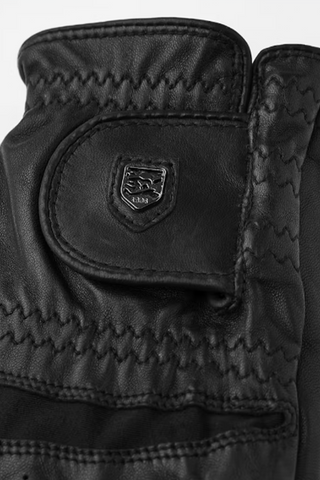 Hestra Leather Direct 5-finger Zwart