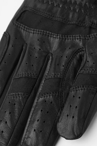 Hestra Leather Direct 5-finger Zwart