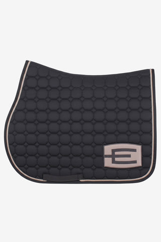 Octagon Jumping Saddle Pad E-Logo E31 P344 Black/Cappuccino