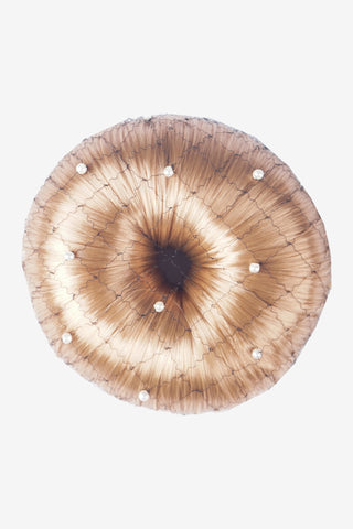 Filet à cheveux Perles Noir