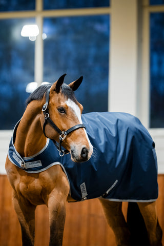 Amigo Ripstop Stapmolen deken 100g Navy/Grey