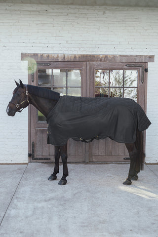Kombo Cooler Fleece Decke Schwarz