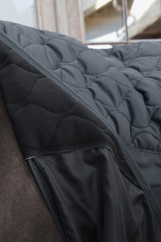Kombo Cooler Fleece Decke Schwarz