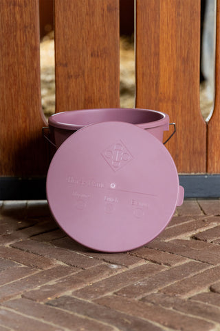 Emmer met deksel 5L Old Rose