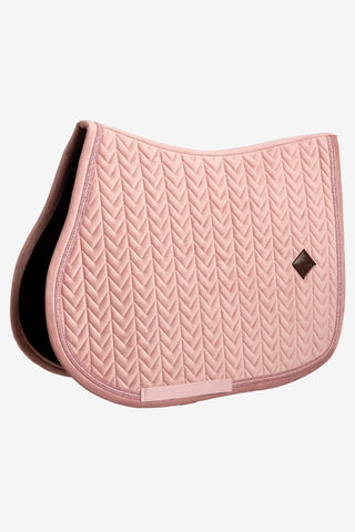 Tapis de saut Velvet Mini Perles Vieux Rose