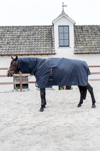 Hurricane Reitregendecke Navy