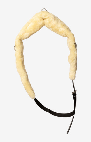 Nylongjord Fårskinn Svart