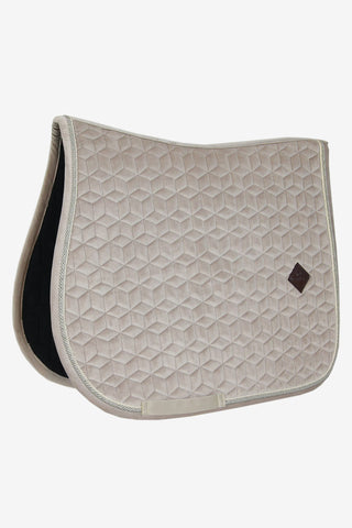 Saddle Pad Basic Velvet Beige
