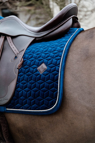 Saddle Pad Basic Velvet Navy