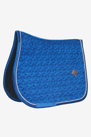 Saddle Pad Basic Velvet Navy