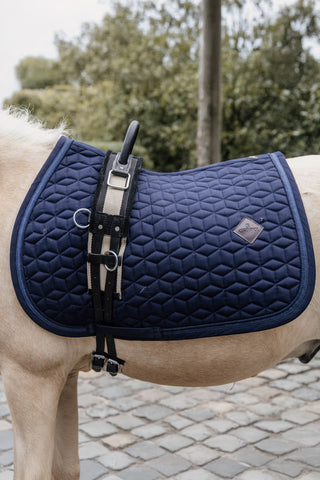 Zadeldek Glitterkoord Pony Navy