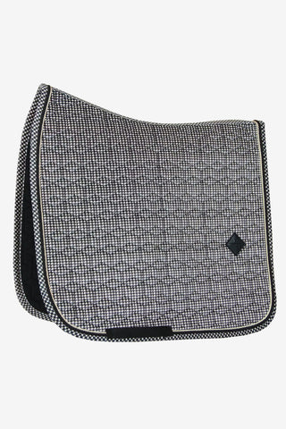 Pied-De-Poule Saddle Pad Black