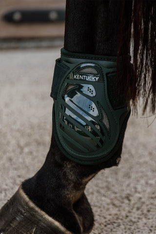 Achterbeenbeschermers Jonge Paard Donkergroen