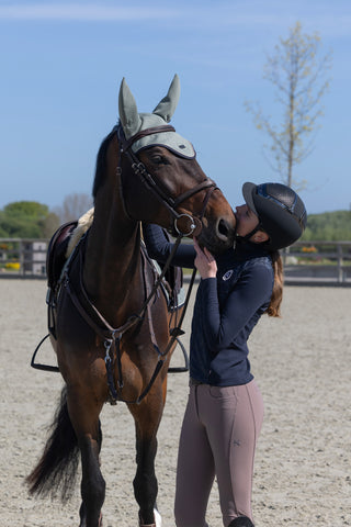 Pantalon d'équitation KLKira H Grip Genou Brown Iron