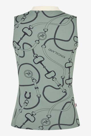 Ärmlös Träningströja KLLarissa Green Agave