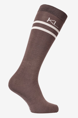 Kingsland KLLizette Riding Socks Coolmax Brown Iron