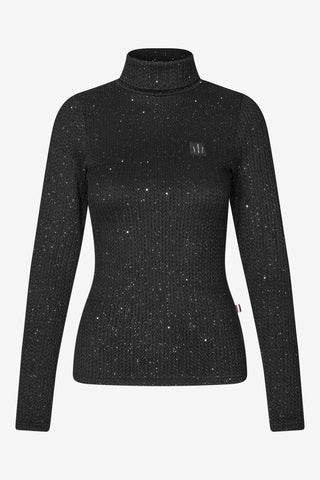 KLMichela Strikket Polotrøje Dame Sort