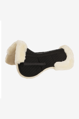 Korrekturpad Springen Lammfellkante Schwarz/Creme