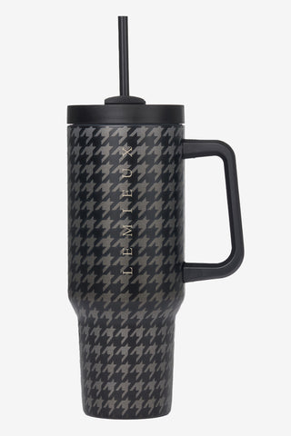 Aspen Termoflaske Hundetand Sort