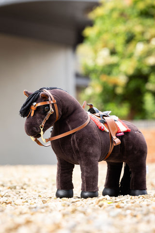Bride western pour poney jouet