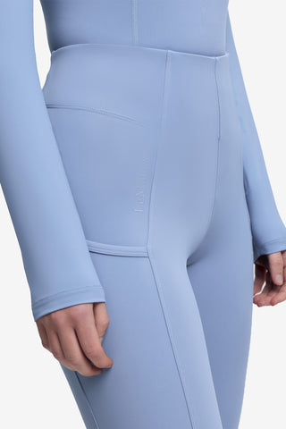 Leggings d’équitation Naomi Full Grip Powder Blue