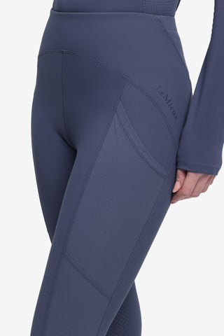 Reitleggings Airflow Full Grip Shadow
