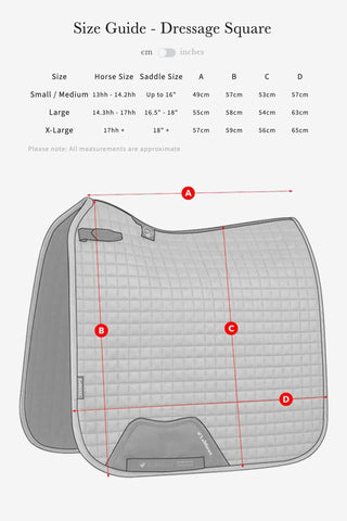 Tapis de selle Coton Dressage Noir