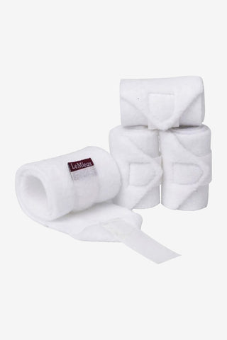 Fleecebandages Speelgoedpaard Wit