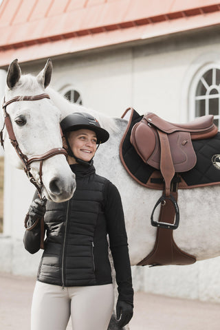 Eccelente Stirrup Leathers Mono Wide Cognac