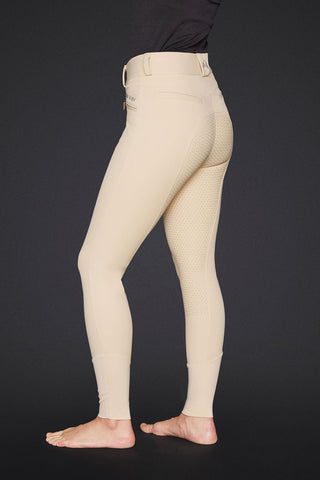Diana Vollbesatz Reithose Sand