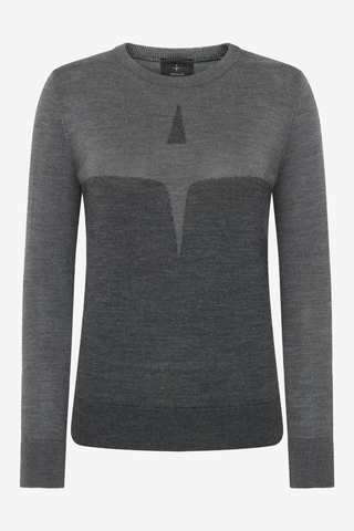 Pull Mérinos Gris