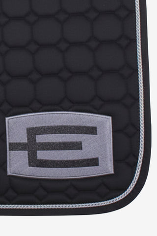 Octagon Jumping Saddle Pad E-Logo E33 P84 Black/Grey