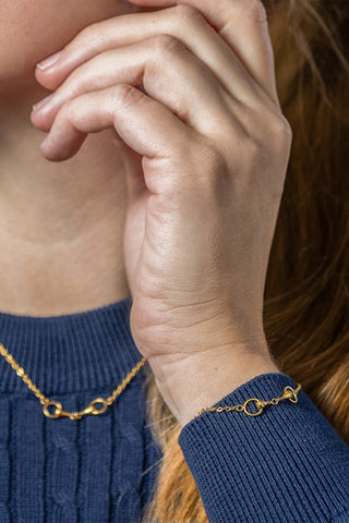 Schmuckset Kette Gold