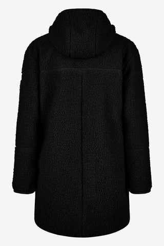 Teddyfleece Mantel Schwarz